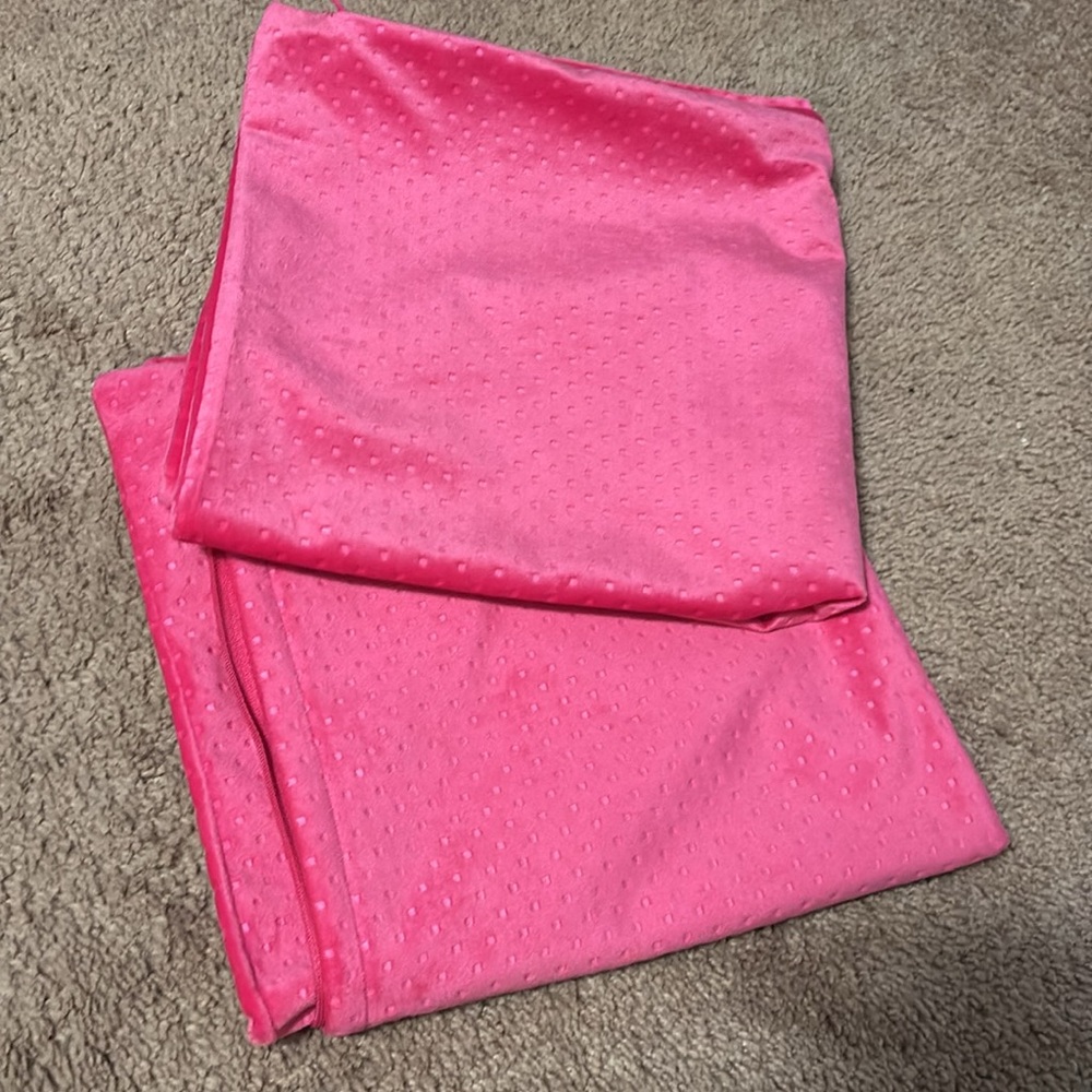 Pink zippered Pillow Cushion Covers